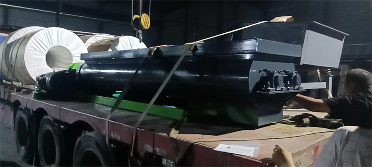 有機雙軸攪拌機發貨現場