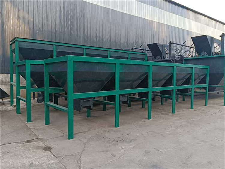 多種原料動態配料倉,有機肥生產線設備,五倉定量儲料倉,自動配料倉