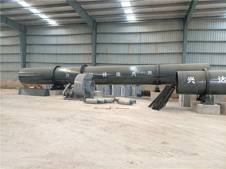 河南商丘客戶年產3萬噸有機肥生產線設備現場