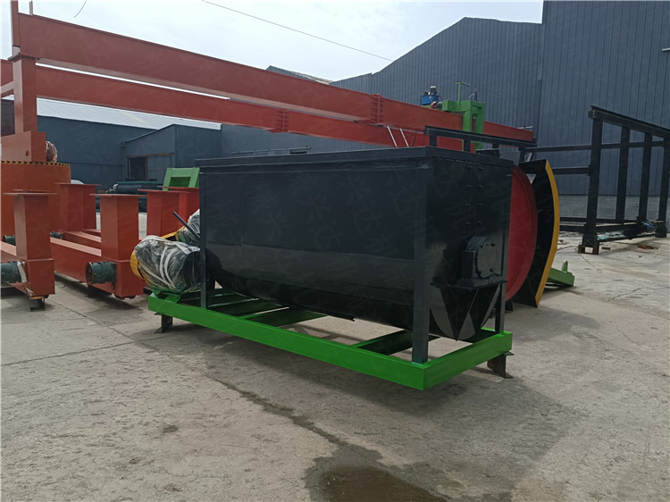 加濕攪拌機 干濕混合螺旋攪拌機 有機肥臥式攪拌機